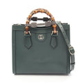 Gucci Handbag Diana 2-Way Dark Green Leather Tote Medium
