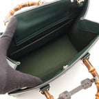 Gucci Handbag Diana 2-Way Dark Green Leather Tote Medium — view 3
