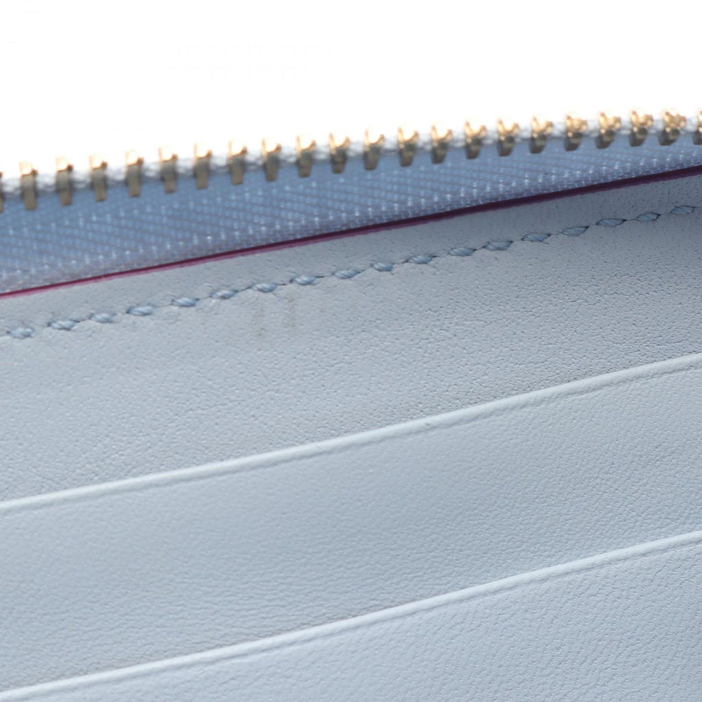 Gucci Round Wallet Higuchi Yuko Light Blue Multi Leather — view 6