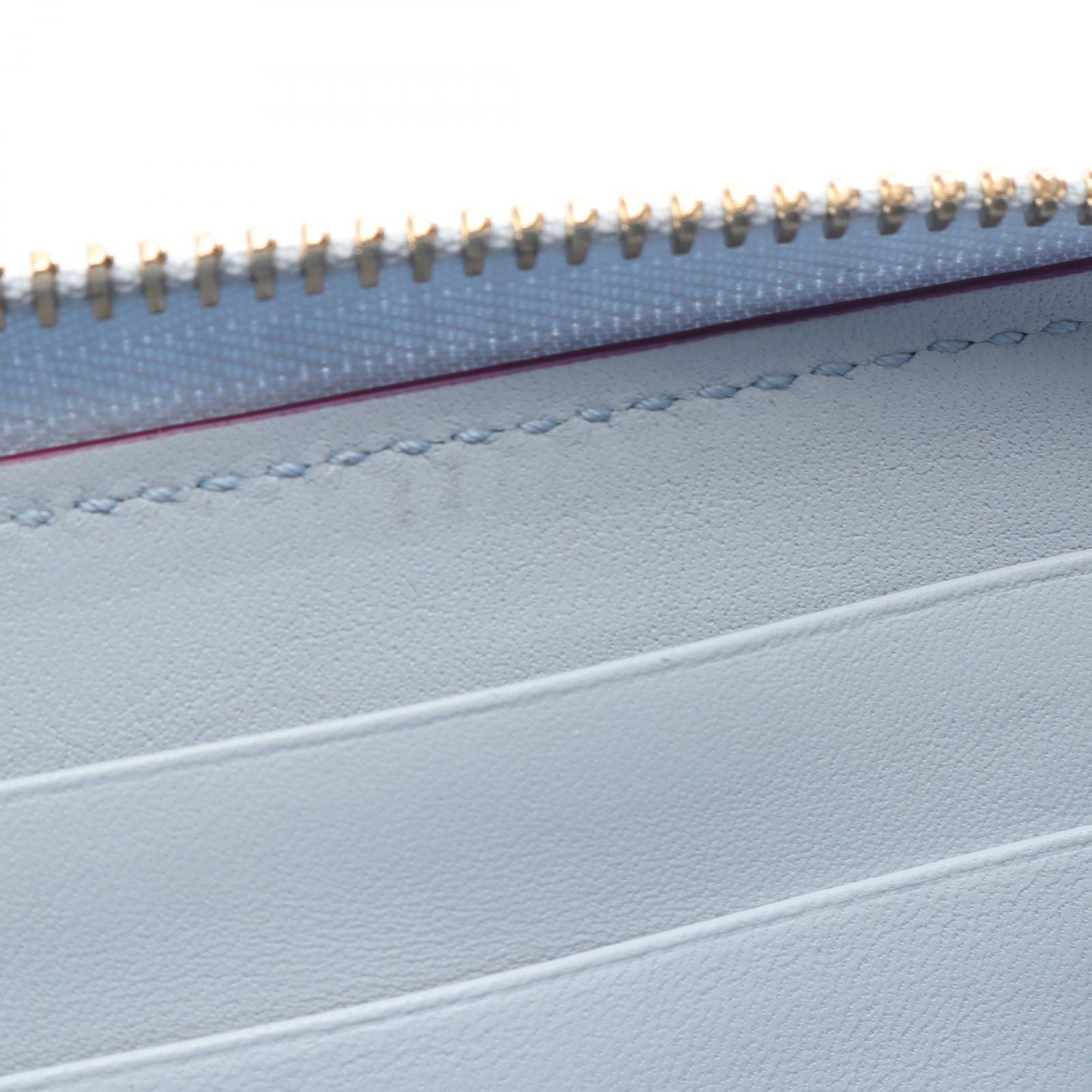 Gucci Round Wallet Higuchi Yuko Light Blue Multi Leather — view 6