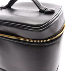 Chanel Handbag Bicolor Black Leather Vertical Vanity — view 7