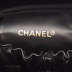 Chanel Handbag Bicolor Black Leather Vertical Vanity — view 4