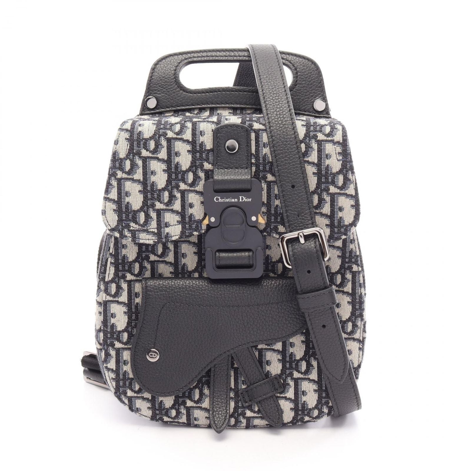Dior Gallop Oblique 2-Way Backpack Beige