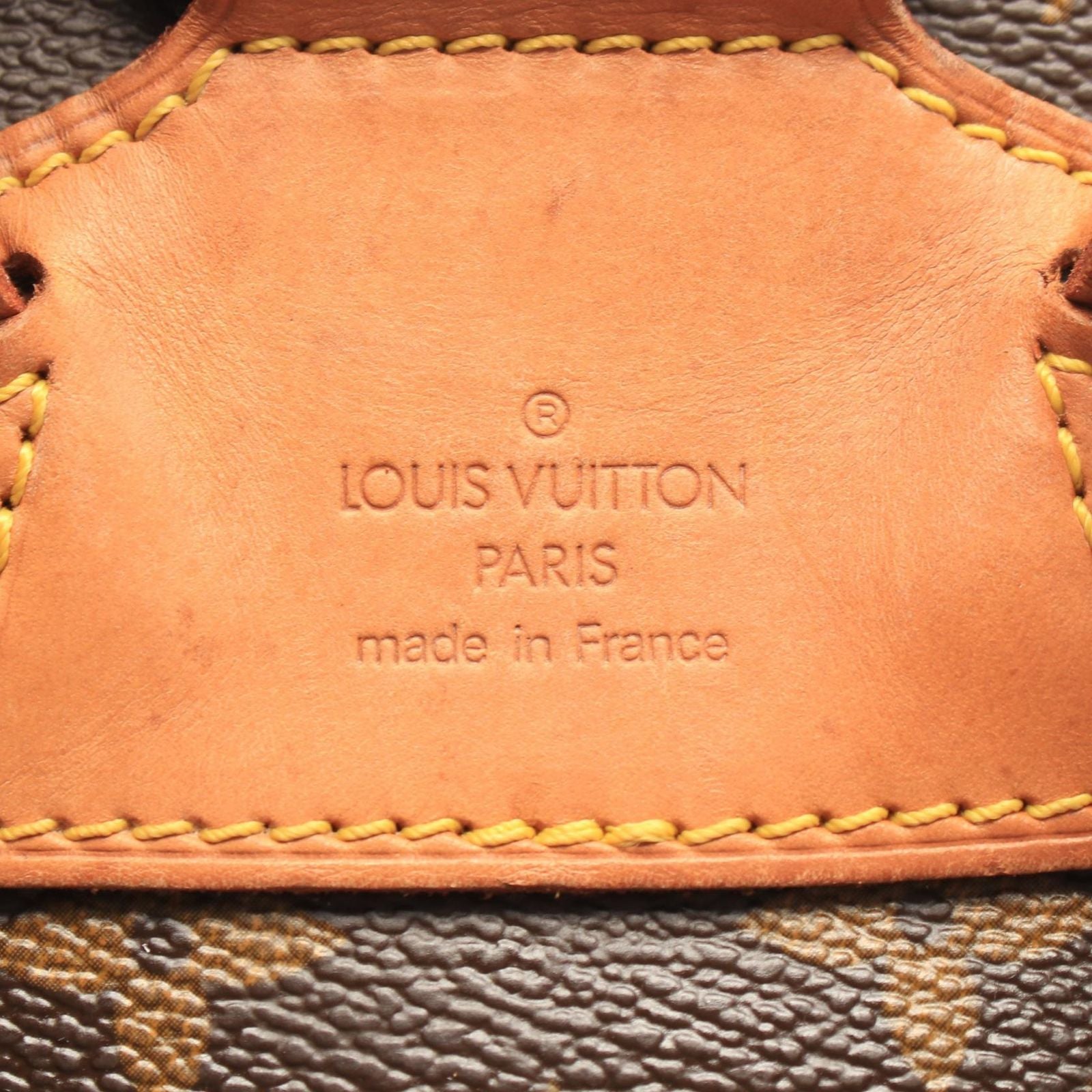 Louis Vuitton Backpack Montsouris MM Monogram Leather — view 4