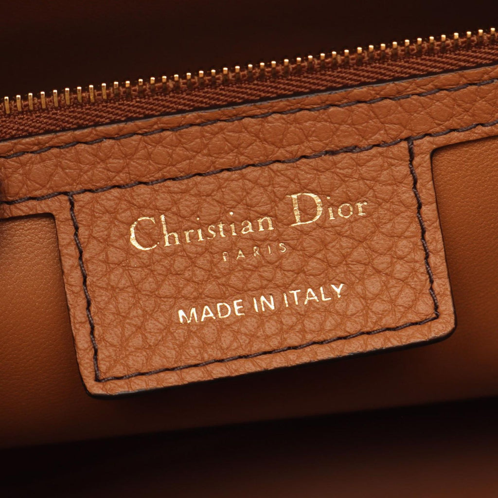 Dior Handbag Lady D-sire Large 2-Way Brown Leather — view 4