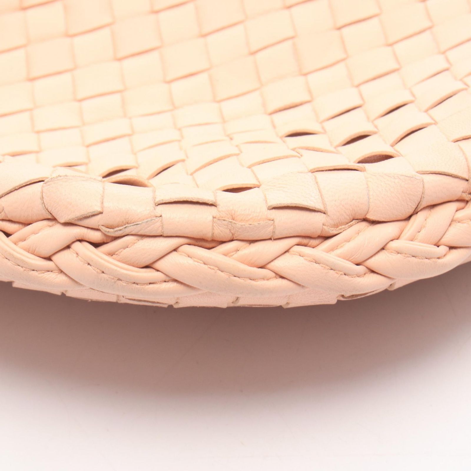 Bottega Veneta Shoulder Bag Intrecciato Light Pink Leather — view 5