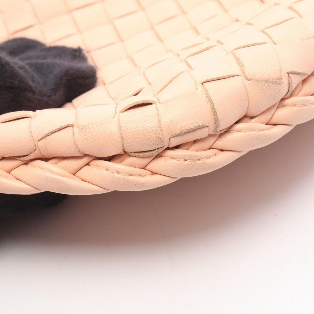 Bottega Veneta Shoulder Bag Intrecciato Light Pink Leather — view 7