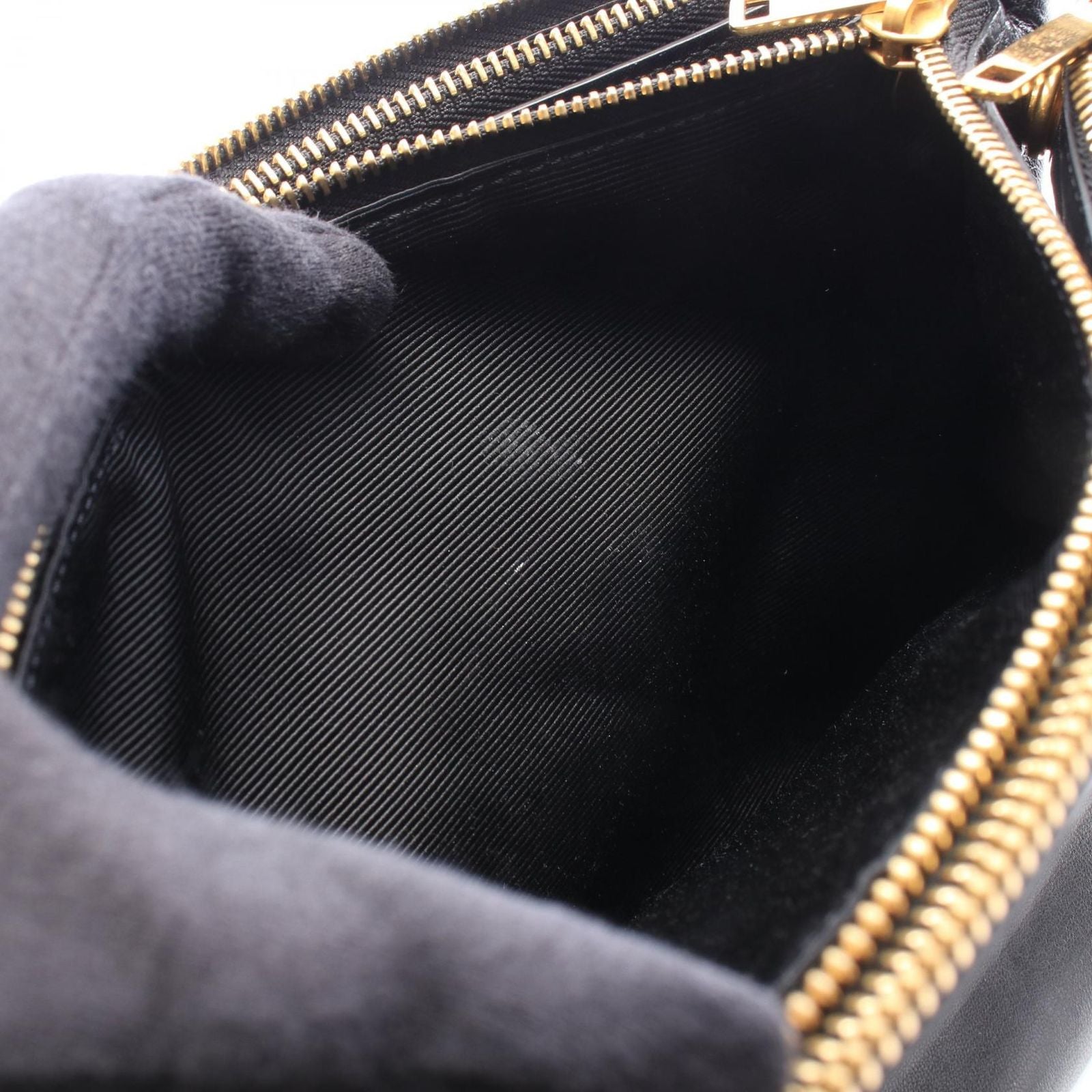Celine Shoulder Bag Trio Large Black Leather — view 7