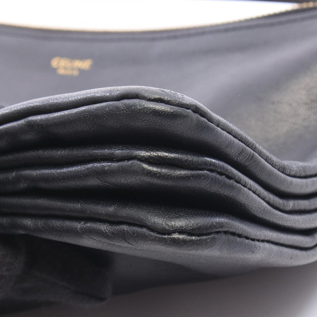 Celine Shoulder Bag Trio Large Black Leather — view 6
