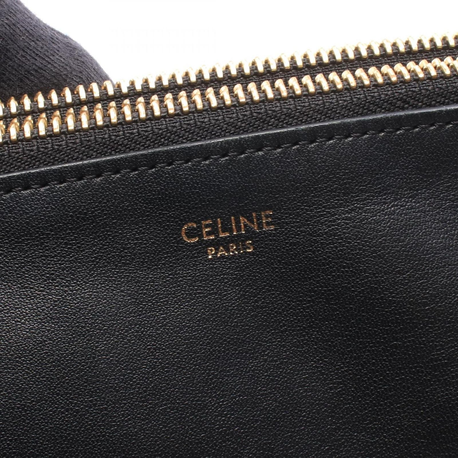 Celine Shoulder Bag Trio Large Black Leather — view 4