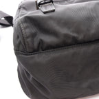Prada Shoulder Bag Black Nylon Leather Triangle Logo — view 6