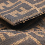 Fendi Shoulder Bag Mamma Bucket Zucca Brown Black Canvas Leather — view 6