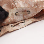 Dior Pouch Toile de Jouy Drawstring Pink Beige White Nylon — view 6