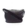 Prada Shoulder Bag VIT.DAINO Black Leather