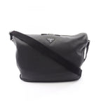 Prada Shoulder Bag VIT.DAINO Black Leather