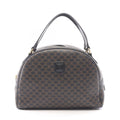 Celine Handbag Macadam Black Brown Leather