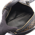 Celine Handbag Macadam Black Brown Leather — view 3