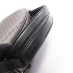 Celine Handbag Macadam Black Brown Leather — view 5