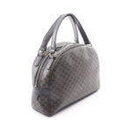 Celine Handbag Macadam Black Brown Leather — view 2