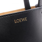 Loewe Handbag Puzzle Fold Mini 2-Way Black Leather Tote — view 4