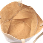 Loewe Tote Bag Puzzle Medium Beige Leather Fold — view 3