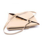 Loewe Tote Bag Puzzle Medium Beige Leather Fold — view 6