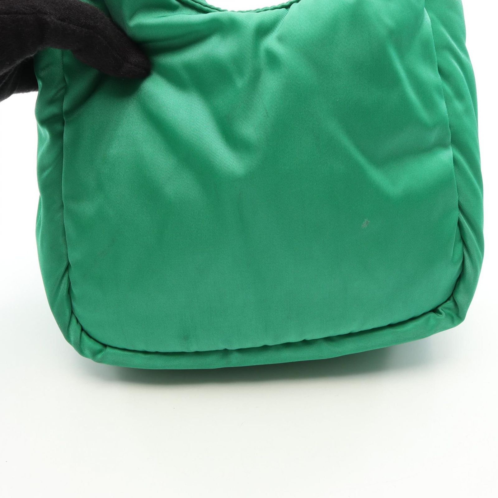 Prada Handbag Padded Green Nylon 2-Way Mini — view 6