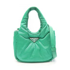 Prada Handbag Padded Green Nylon 2-Way Mini