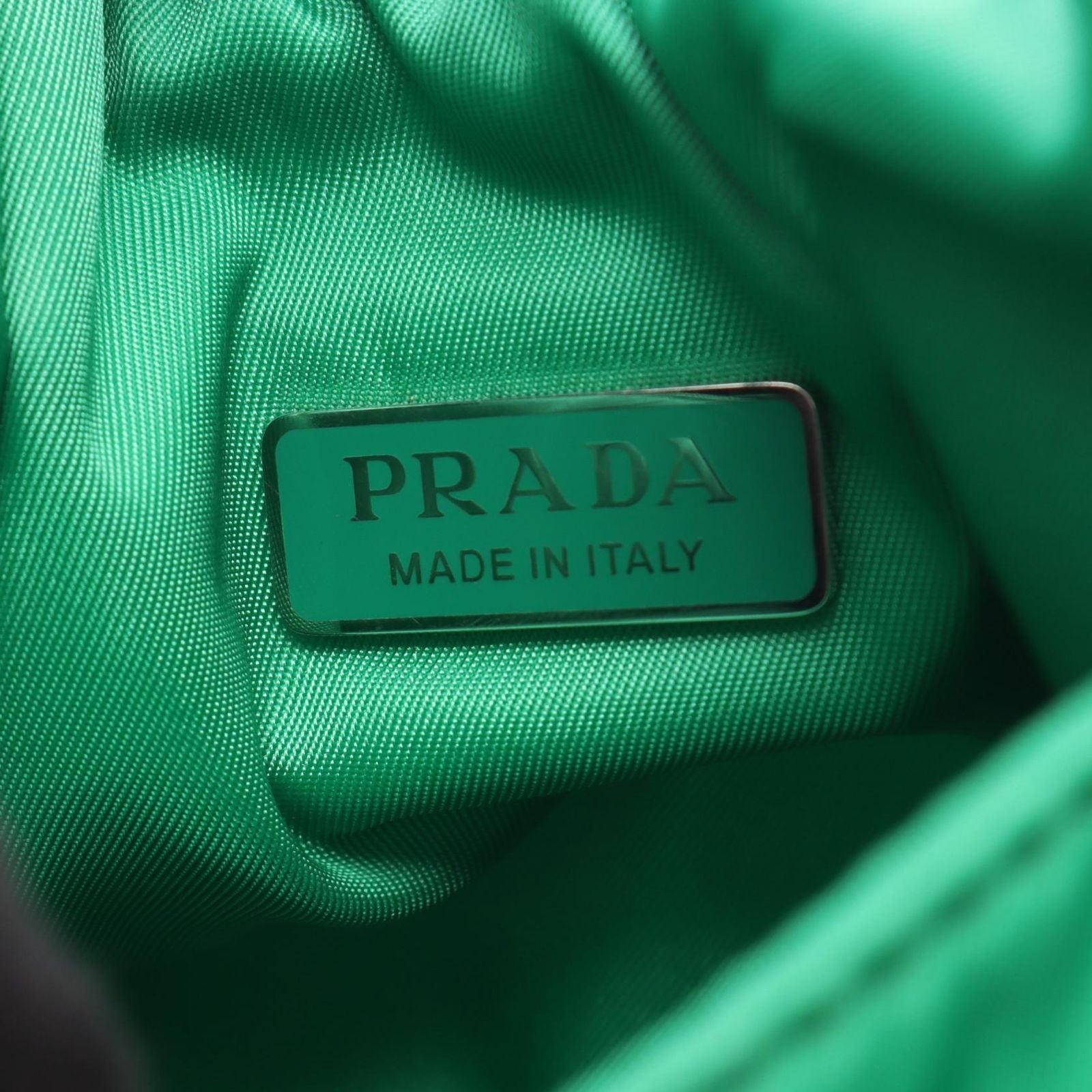 Prada Handbag Padded Green Nylon 2-Way Mini — view 4