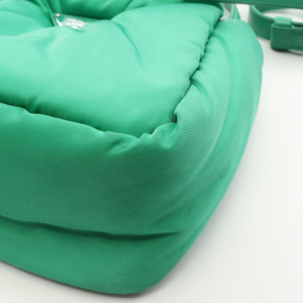 Prada Handbag Padded Green Nylon 2-Way Mini — view 8