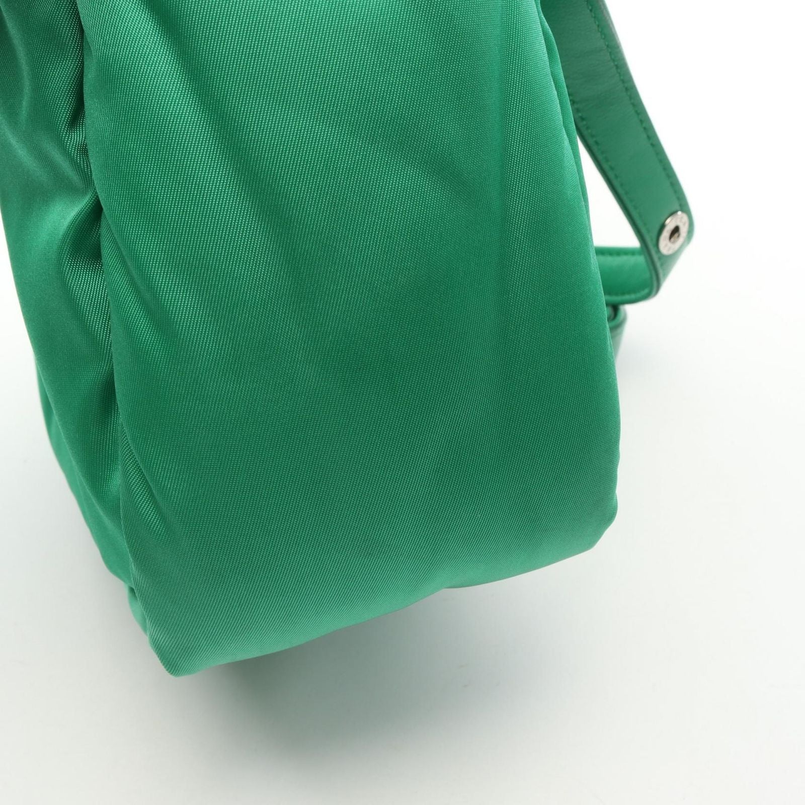 Prada Handbag Padded Green Nylon 2-Way Mini — view 7
