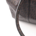 Fendi Boston Bag Zucchino Brown Black — view 7