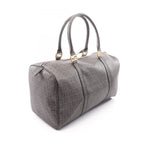 Fendi Boston Bag Zucchino Brown Black — view 2