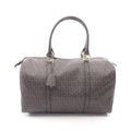 Fendi Boston Bag Zucchino Brown Black