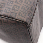 Fendi Boston Bag Zucchino Brown Black — view 6