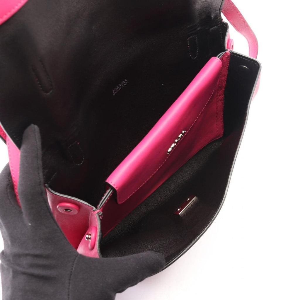 Prada Shoulder Bag Lux Pink Leather — view 3
