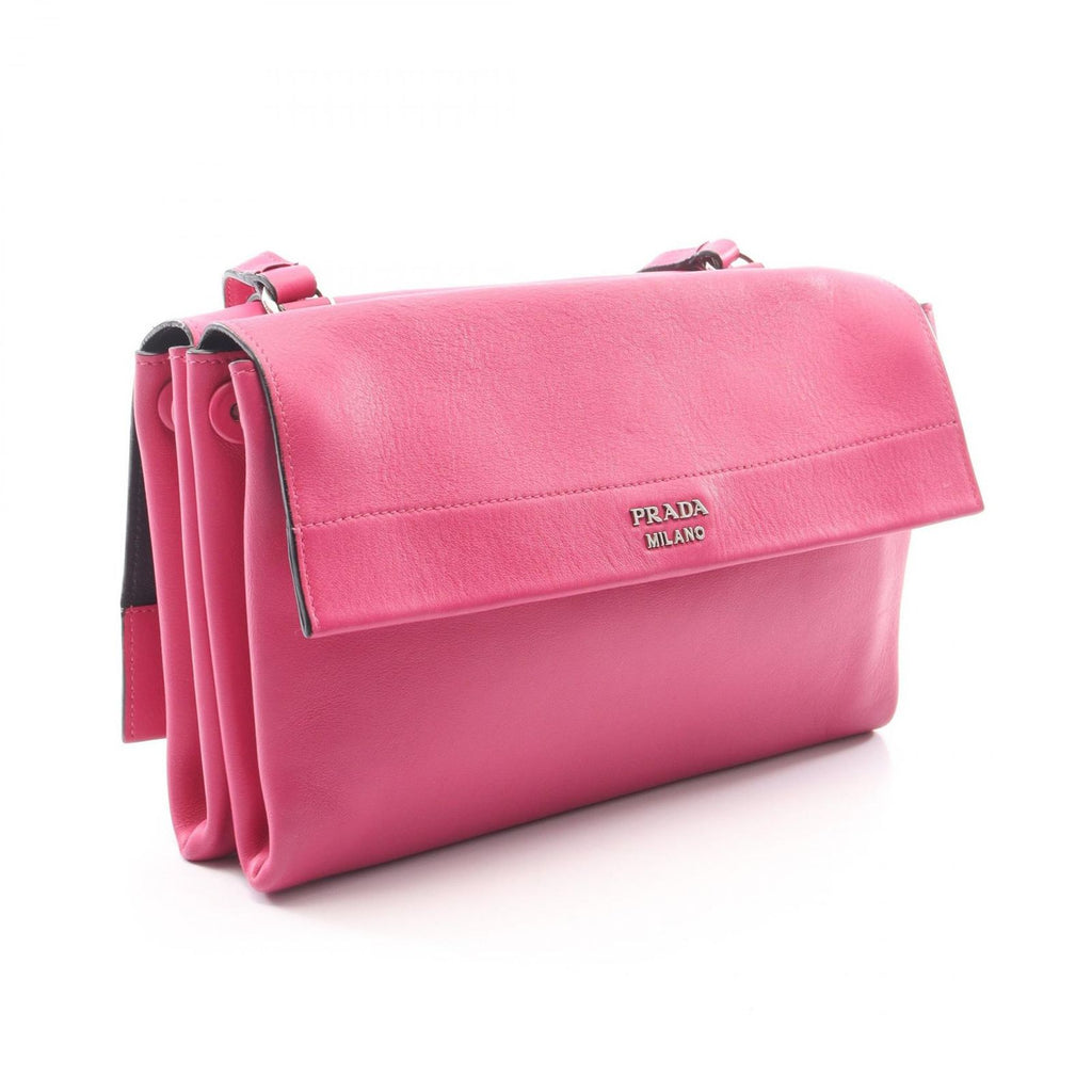 Prada Shoulder Bag Lux Pink Leather — view 2
