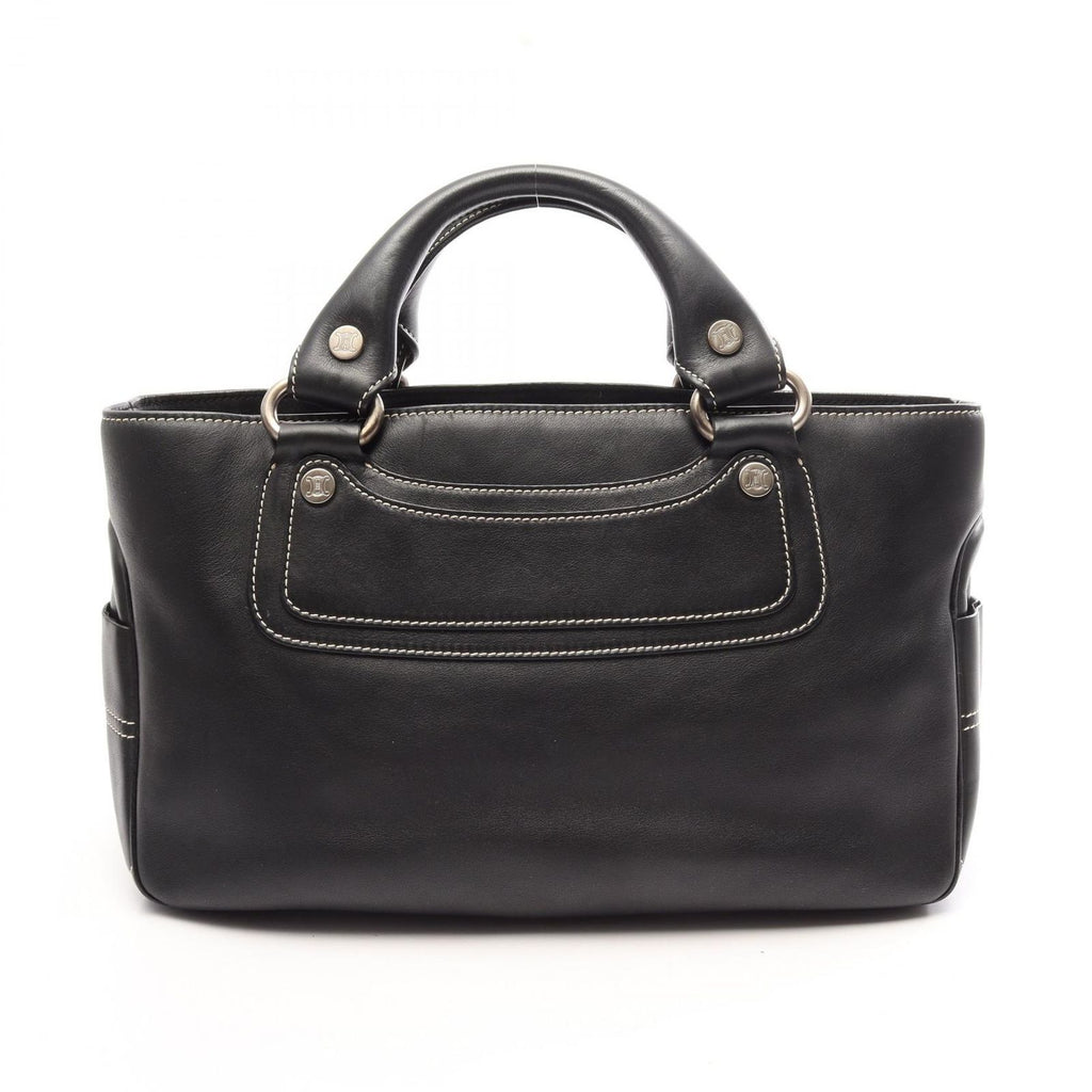 Celine Handbag Boogie Bag Black Leather