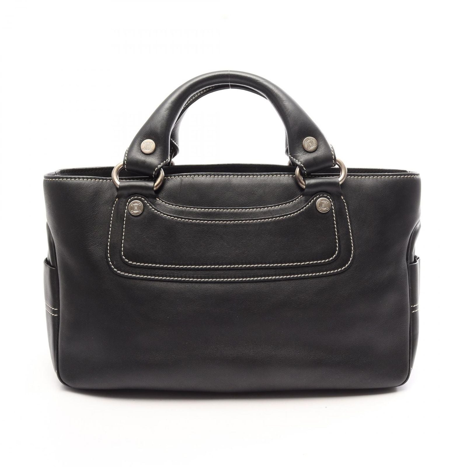 Celine Handbag Boogie Bag Black Leather
