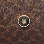 Celine Handbag Macadam Brown Dark Leather — view 8