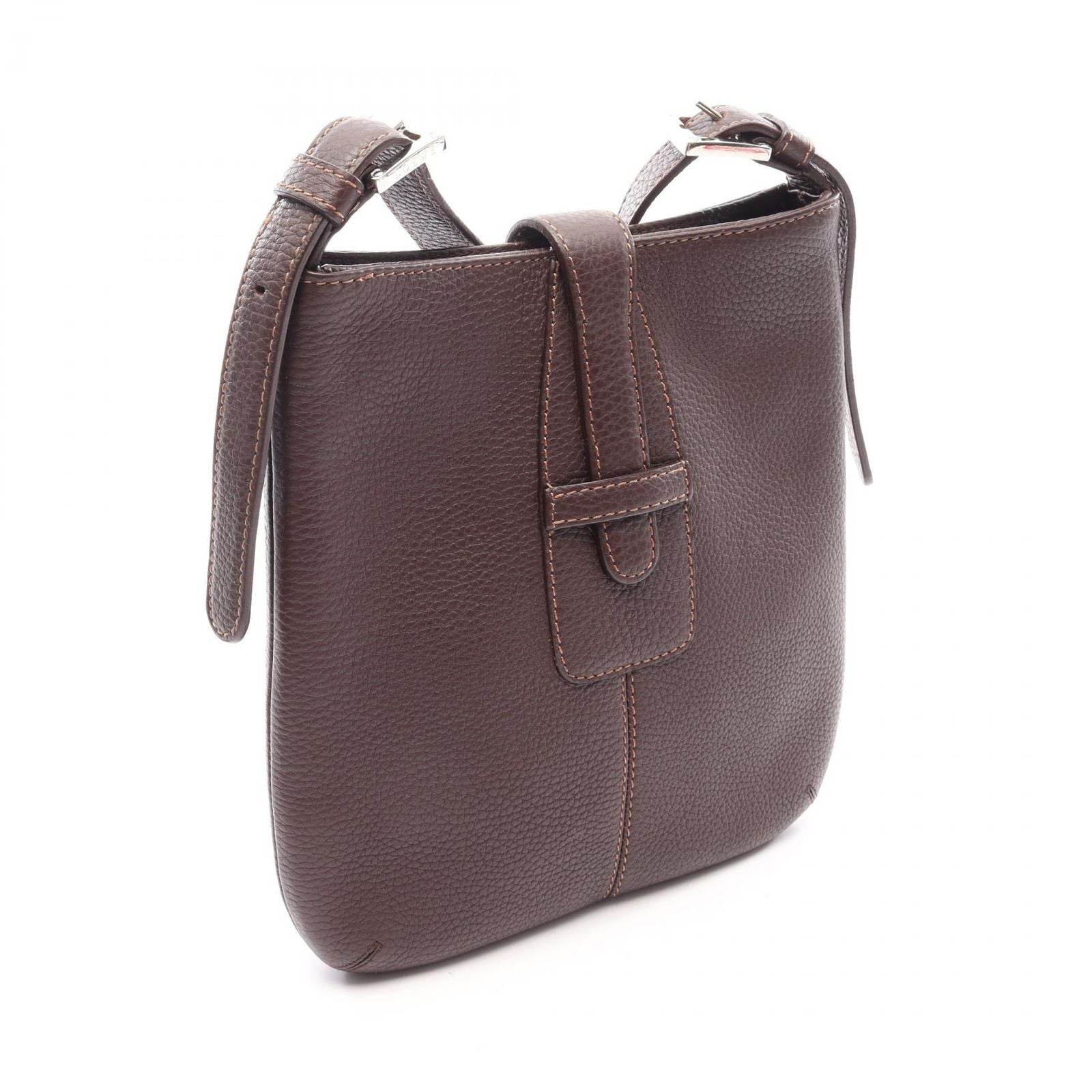 Loewe Shoulder Bag Senda Dark Brown Leather — view 2