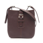 Loewe Shoulder Bag Senda Dark Brown Leather