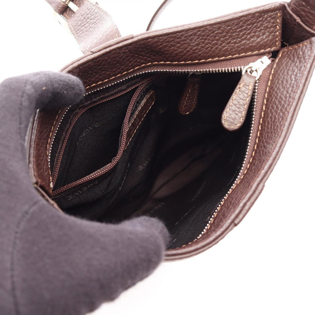 Loewe Shoulder Bag Senda Dark Brown Leather — view 3