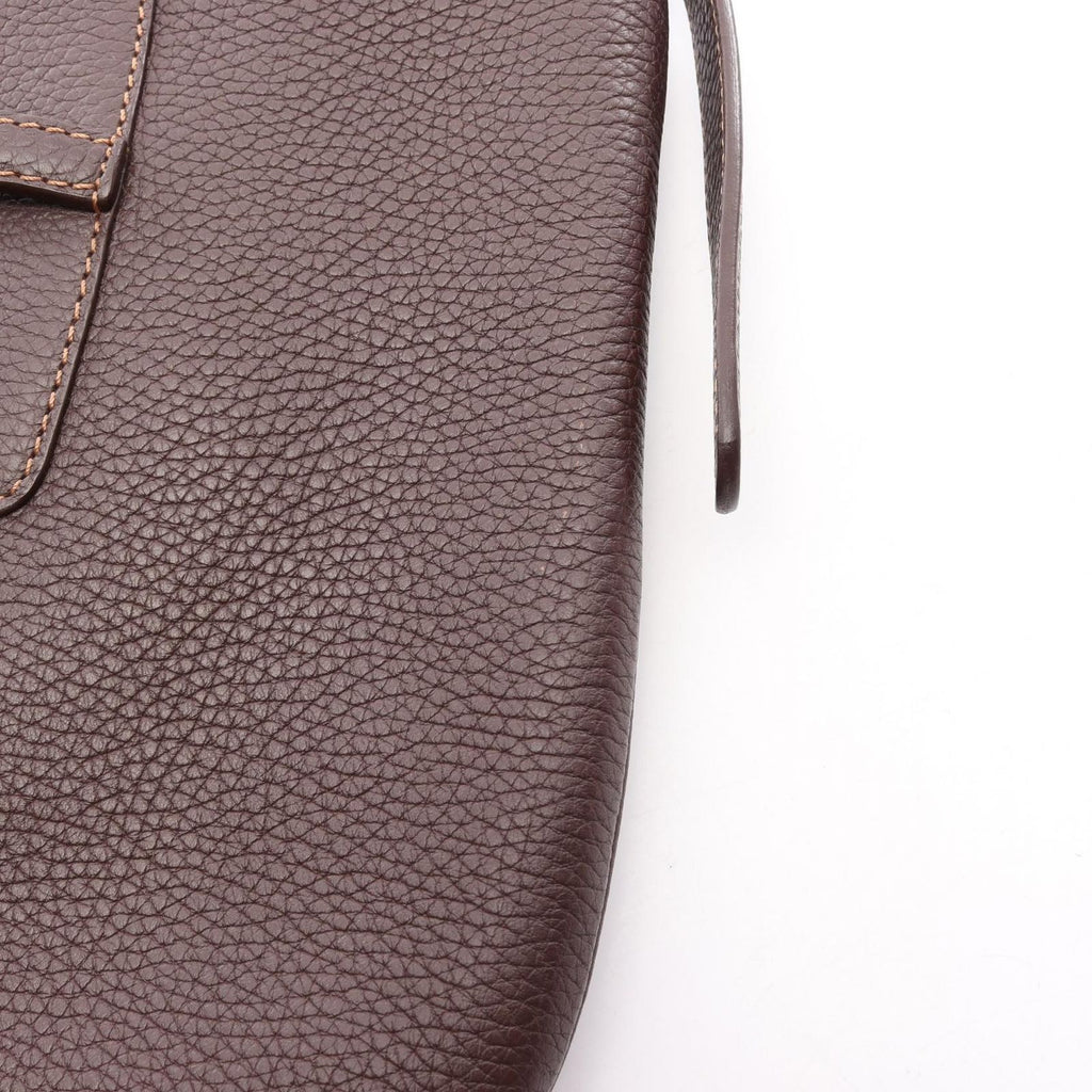 Loewe Shoulder Bag Senda Dark Brown Leather — view 5