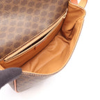 Celine Shoulder Bag Macadam Brown Dark Leather — view 3