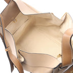 Loewe Handbag Hammock Medium 2-Way Beige Brown Leather Bag — view 3