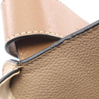 Loewe Handbag Hammock Medium 2-Way Beige Brown Leather Bag — view 6