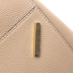 Loewe Handbag Hammock Medium 2-Way Beige Brown Leather Bag — view 8