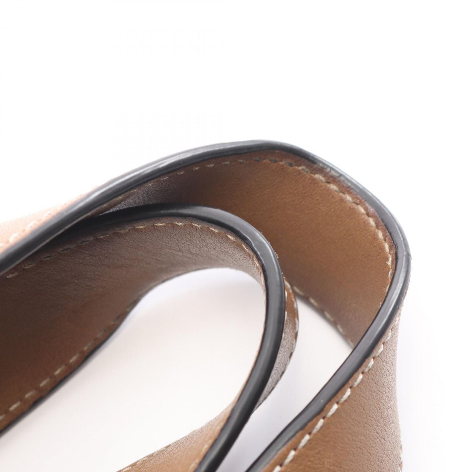 Loewe Handbag Hammock Medium 2-Way Beige Brown Leather Bag — view 7