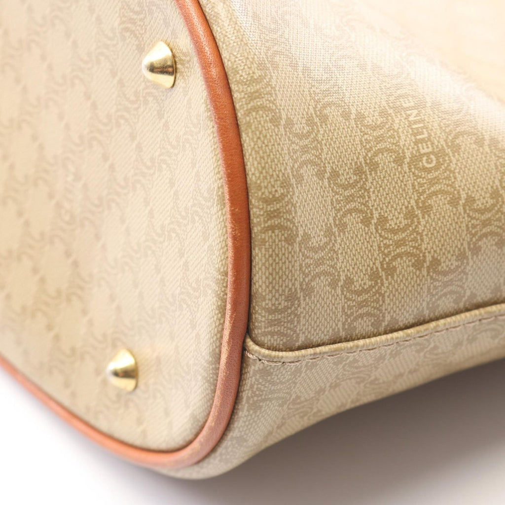 Celine Tote Bag Macadam Beige Brown Leather — view 7